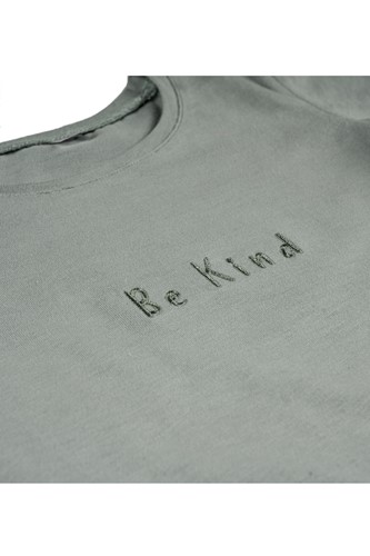 BE KIND NAKIŞLI SLOGAN TİŞÖRT MİNT